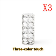 Crystal Lamp USB Touch Dimming Atmosphere Diamond Night Light