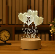 3D Night Light LED  Valentine's Day Gift