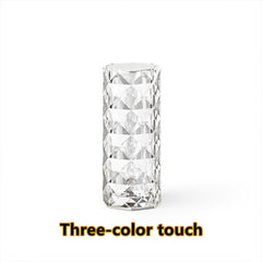 Crystal Lamp USB Touch Dimming Atmosphere Diamond Night Light