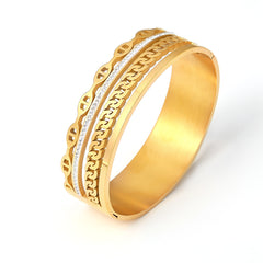 Buckle Bracelet Rhinestone Exaggerated Luxury Style